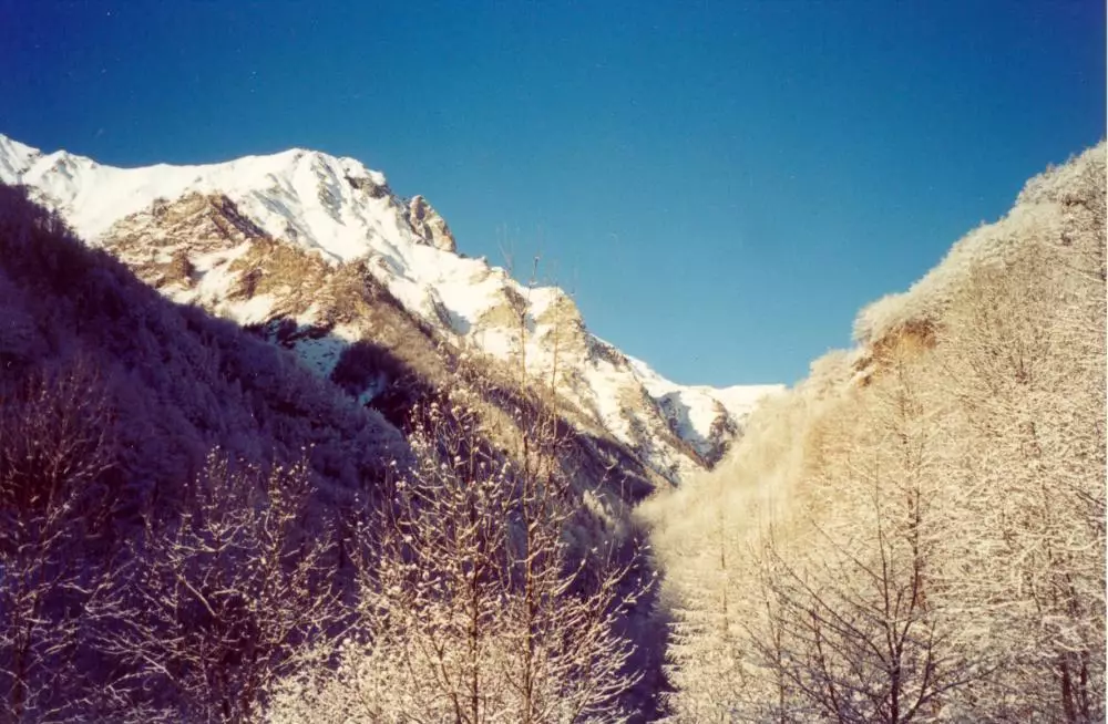 Monte Pelvo in inverno