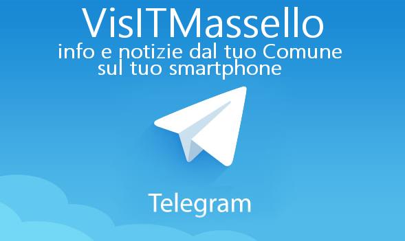 Il Comune di Massello ha attivato VisITMassello, il nuovo canale informativo Telegram