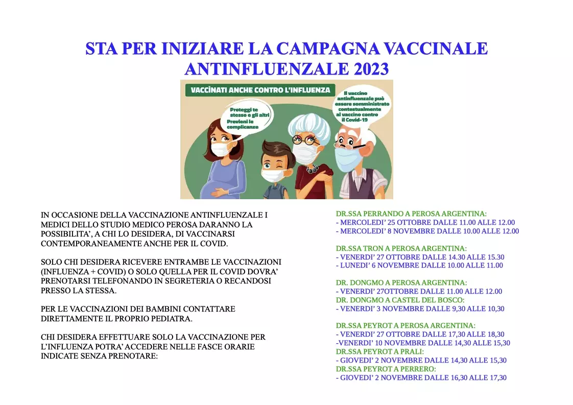 Campagna vaccinale 2023